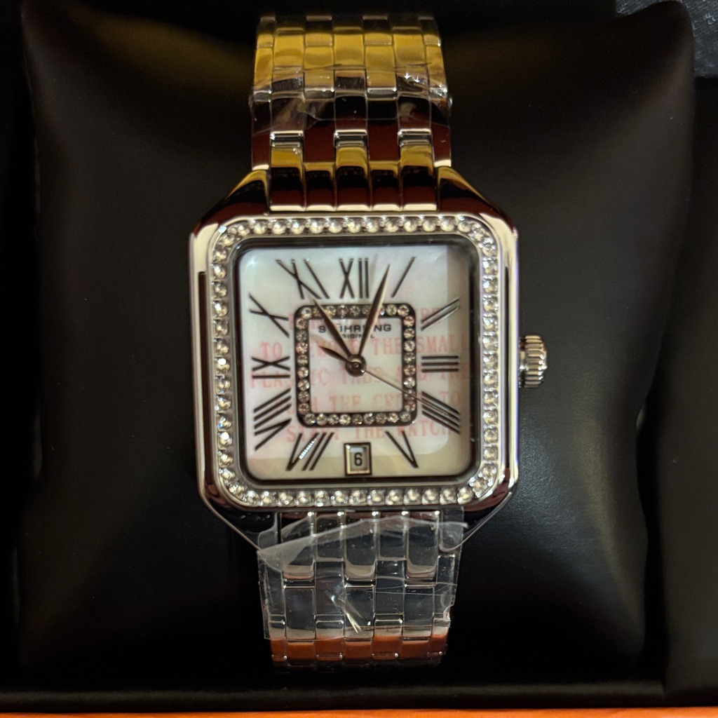 Stuhrling Original Silver And White Womens Watch